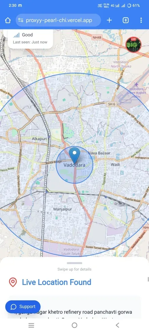 Screenshot of Proxy Earth