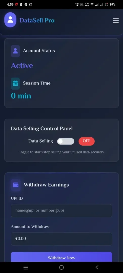 Screenshot of Internet Seller Pro
